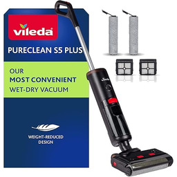 Vileda Pureclean S5 Plus, Inteligentny Bezprzewodowy Odkurzacz Myjący