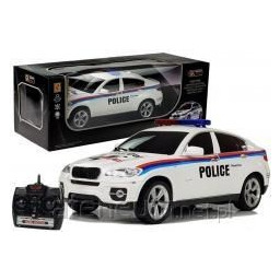 No Name Auto Zdalnie Sterowane Policja Coupe R/C