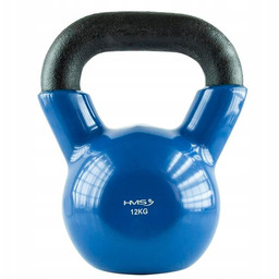 KNV12 Blue Kettlebell Żeliwny Pokryty Winylem Hms