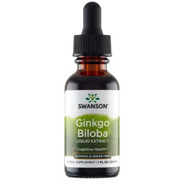 SWANSON Ginkgo Biloba liquid ekstrakt - 29,6 ml