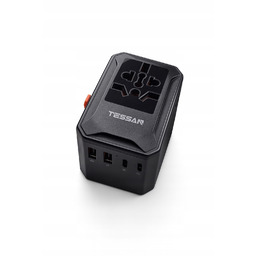 Adapter Uniwersalny Podróżny Tessan 5w1 2x Usb-c 2x