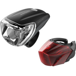 KROSS Zestaw lampek rowerowych Turismo Set