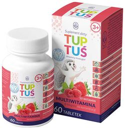 Tuptuś Multiwitamina & Magnez Na koncentrację, 60 tabletek