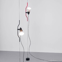 Lampa Wisząca FLOS, PARENTESI, czarny, salon, metal, design
