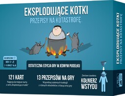 Eksplodujące Kotki: Przepisy na Kotastrofę gra karciana Rebel