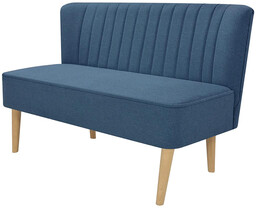 Elior Romantyczna sofa Shelly - niebieska