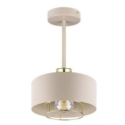 Lampa sufitowa wisząca 1xE27 Nilo 20cm beżowy +