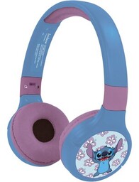 LEXIBOOK Słuchawki nauszne Disney Stitch 2 w 1