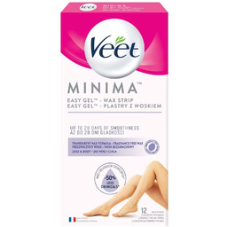 VEET_Minima Easy Gel plastry do depilacji z woskiem
