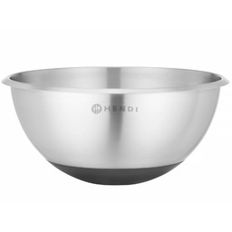 Miska kuchenna stalowa z silikonową podstawą i miarką