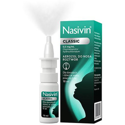 Nasivin Vicks Classic Aerozol na zatkany nos, 10