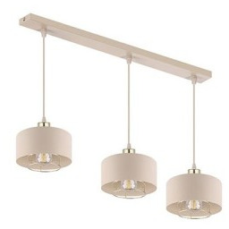 Lampa sufitowa wisząca 3xE27 Nilo 20cm beżowy +