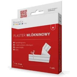 BIOCANTO Plaster włókninowy z opatrunkiem 1m x 8cm