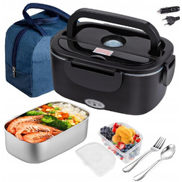 Elektryczny Lunchbox Na Jedzenie Obiadowy Termos Podgrzewacz 12/24/220V