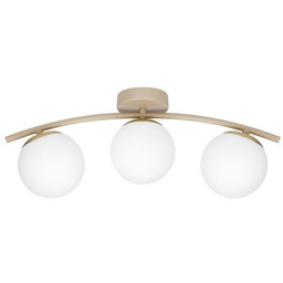 Lampa sufitowa, żyrandol wisząca 3xE27 51cm BALI-12 beż