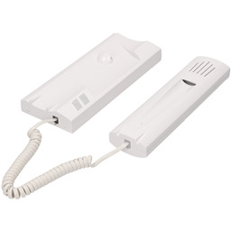 Domofon biały Proel PC-255 Unifon cyfrowy zworki instalacja