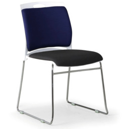 B2B Partner Krzesło biurowe BODA, czarny/niebieskie