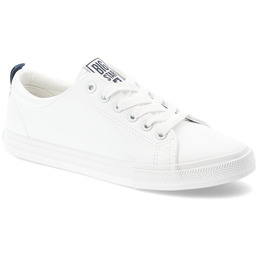 Big Star Białe Trampki Sportowe Obuwie Damskie