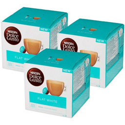 ZESTAW Kapsułki Nescafé Dolce Gusto Flat White 3x16