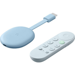 Odtwarzacz multimedialny GOOGLE Chromecast 4.0 Google TV Niebieski