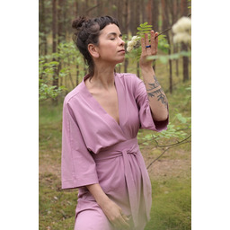 Pakamera Sukienka Kimonowa Dusty Pink