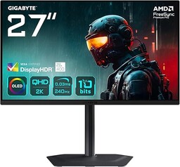 Gigabyte MO27Q2 27" OLED QHD Gaming Monitor -
