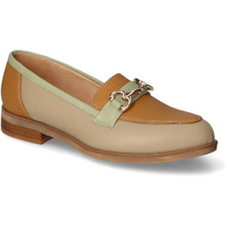 Mokasyny Flisella 3116 Beż Camel lico