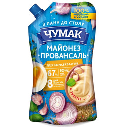 Majonez Prowansalski 67%, Czumak, 500g