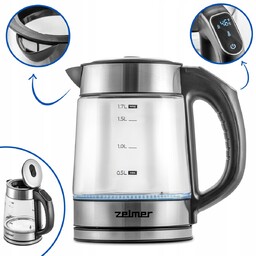 Czajnik elektryczny Zelmer ZCK8033 1,7L 2200W Regulacja temperatury