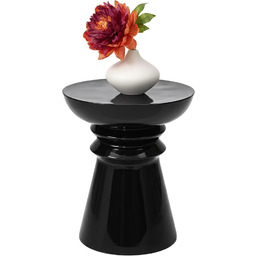 Relaxdays Stolik pomocniczy, wzór stożka, obiekt dekoracyjny