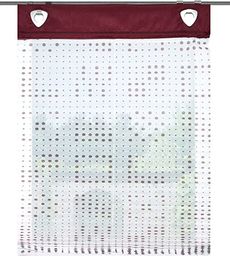 Home Fashion Roleta plisowana, z nadrukiem, poliester, bordowa,
