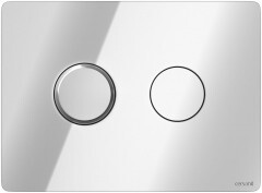 CERSANIT S97-056 PRZYCISK PNEUMATYCZNY ACCENTO CIRCLE CHROM BŁYSZCZĄCY
