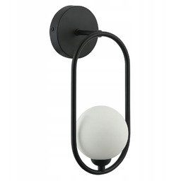 Kinkiet ścienny czarny nowoczesny do sypialni przedpokoju salonu