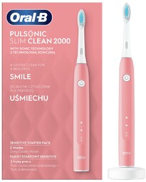 Szczoteczka soniczna ORAL-B Pulsonic Slim Clean 2000 różowa