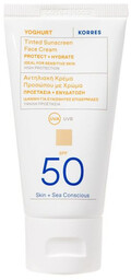 Korres Tinted Sunscreen Face Cream SPF 50 Koloryzujący