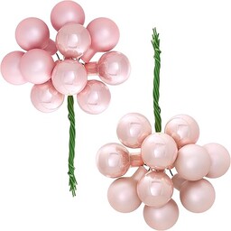 WeRChristmas Bombka, różowa, 2,7 cm