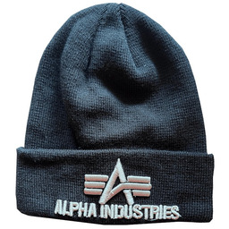 Damska czapka zimowa ALPHA INDUSTRIES 3D WMN czarna