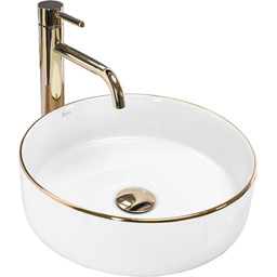 Rea Umywalka nablatowa Rea Sami Gold Edge