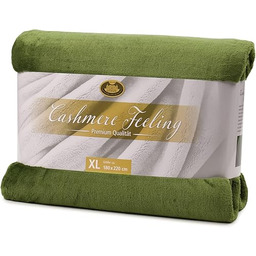 Gözze - Premium kaszmirowy koc do salonu, przytulny,