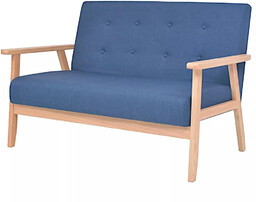 Elior Niebieska sofa 2-osobowa - Estelle