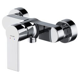 Bateria natryskowa ścienna Brasco chrom