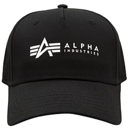 Czapka ALPHA INDUSTRIES CAP czarna 126912 03