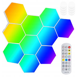 Sześciokątne Lampy Led Inteligentne Kinkiety Do Domu Synchronizacja