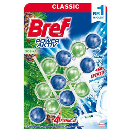 Bref Power Aktiv Kostka do WC Sosna 3x
