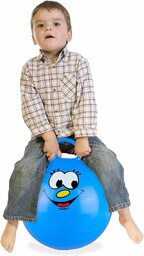 Relaxdays Piłka do skakania dla dzieci, z twarzą,