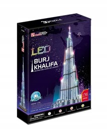 Puzzle 3D Led Burj Khalifa136