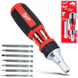Milwaukee Śrubokręt z grzechotką Multi 9w1 1PC