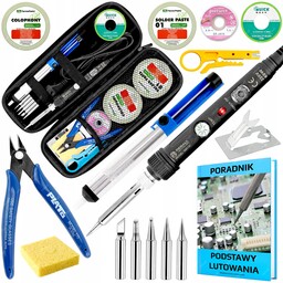 Lutownica Precyzyjna 60W Zestaw W Etui Poradnik Akcesoria