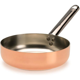 Pentole Agnelli ALCU111PI20 cynowana patelnia miedziana z uchwytem