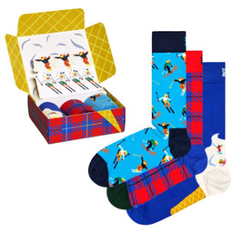 Happy Socks Zestaw wesołych skarpet Winter Skiing Giftset,